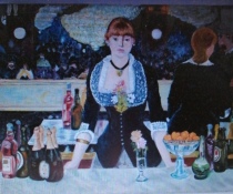 Il bar delle Folies Bergères, da Edouarde Manet